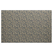 Tissu Feuillage d'or classique Design botanique gris (Fat Quarter)