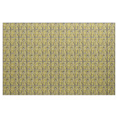 Tissu feuillage tropical Formes géométriques vert citron (Yard)