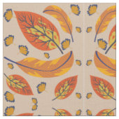 Tissu feuille beige (Fermer)
