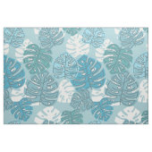 tissu feuille bleu (Fat Quarter)