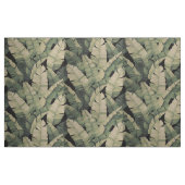 Tissu Feuille botanique vintage de banane d'impression (Fat Quarter)