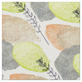 Tissu Feuille d'aquarelle esthétique moderne (Fermer)