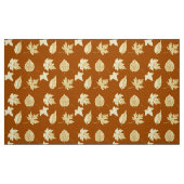Tissu Feuille d'automne - brun et crème de rouille (Fat Quarter)