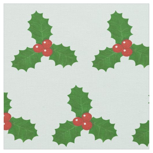 Tissu Feuille de houx (Fermer)