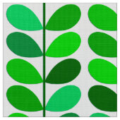 Tissu Feuille de la moitié du siècle, émeraude et vert (Fermer)