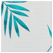 Tissu Feuille de palmier bleu-vert (Fermer)