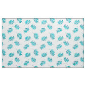 Tissu Feuille de palmier bleu-vert (Yard)