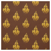 Tissu Feuille d'érable d'or (Échantillon)