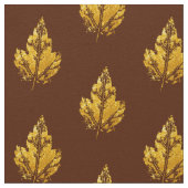 Tissu Feuille d'érable d'or (Détail)