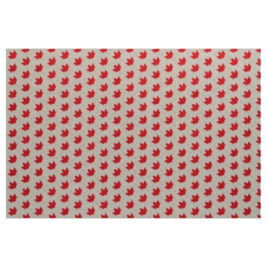 Tissu Feuille d'érable rouge (Yard)