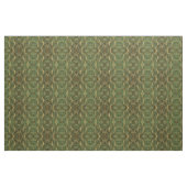 Tissu Feuille d'or Forêt verte Élégant Motif (Yard)