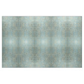 Tissu Feuille d'or sur le léopard bleu (Fat Quarter)