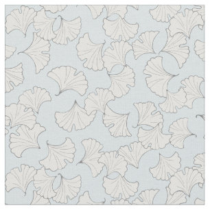Tissu Feuille élégant de ginkgo avec la couleur faite