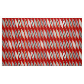 Tissu Feuille moderne de la moitié du siècle, rouge (Fat Quarter)