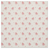 Tissu feuille rouge 1920 (Échantillon)