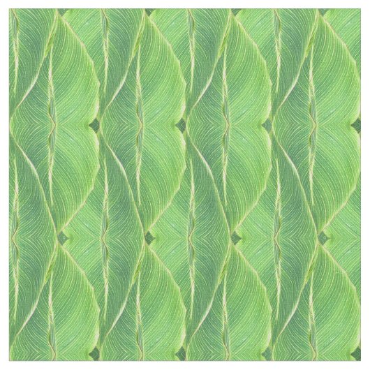 Tissu Feuille tropical (Fermer)