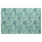 Tissu Feuille tropical de Monstera de vert de VIBRAPHONE (Yard)