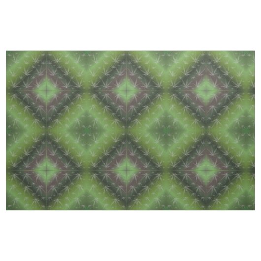 Tissu feuille vert argenté, textile de maison colo (Fat Quarter)