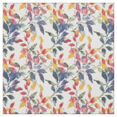 Tissu Feuilles aquarelle (Échantillon)