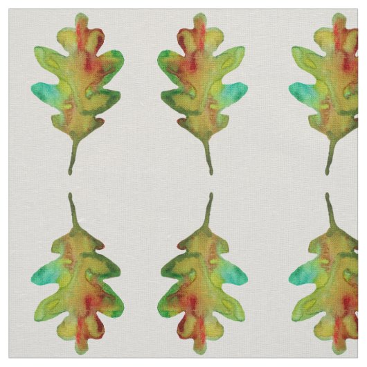 Tissu Feuilles automnales (Échantillon)