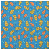 Tissu Feuilles automnales d'automne (Échantillon)