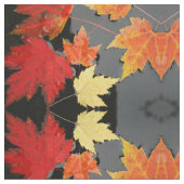 Tissu Feuilles Automne (Fermer)
