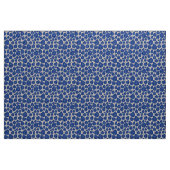 Tissu Feuilles - Bleu marine (Yard)