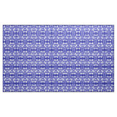 Tissu Feuilles bleues (Yard)
