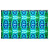 Tissu Feuilles Blue Aqua (Fat Quarter)