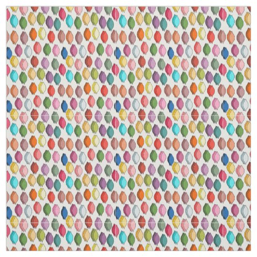 Tissu Feuilles colorés (Échantillon)