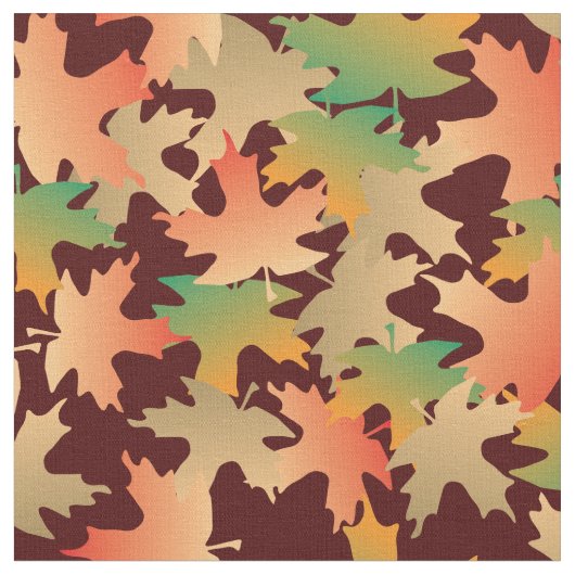 Tissu Feuilles d'automne (Fermer)