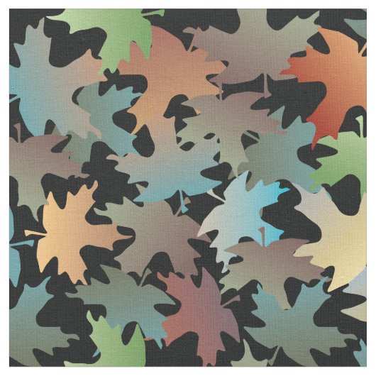 Tissu Feuilles d'automne (Fermer)
