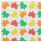 Tissu Feuilles d'automne motif (Échantillon)