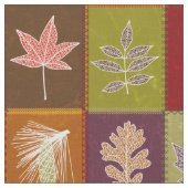 Tissu Feuilles d'automne surpidées (Fermer)