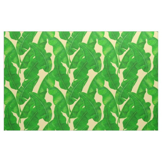 Tissu Feuilles de bananes (Fat Quarter)
