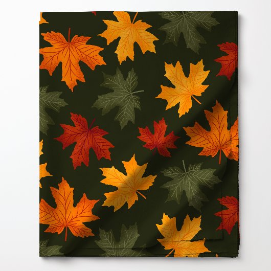 Tissu Feuilles de érable d'automne