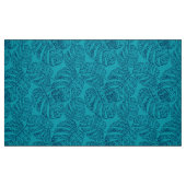 Tissu Feuilles de la monstère bleue. (Fat Quarter)