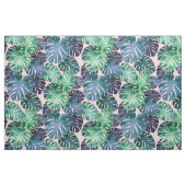 Tissu Feuilles de la Monstère Tropicale Verte (Fat Quarter)