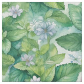 Tissu Feuilles de menthe poivrée (Fermer)