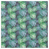 Tissu Feuilles de Monstera Tropical (Échantillon)