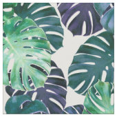 Tissu Feuilles de Monstera Tropical (Fermer)