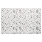 Tissu Feuilles de Noël et baies élégants (Fat Quarter)