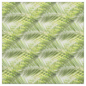 Tissu Feuilles de palmiers verts (Échantillon)