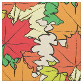 Tissu Feuilles d'érable I (Fermer)