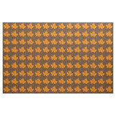 Tissu Feuilles d'érable orange et brun (Yard)