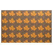 Tissu Feuilles d'érable orange et brun (Fat Quarter)