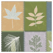 Tissu Feuilles d'été (Fermer)
