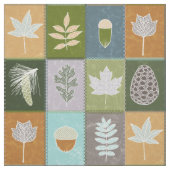 Tissu Feuilles d'été (Échantillon)