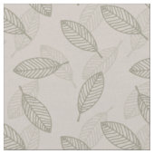 Tissu Feuilles fantômes (Fermer)