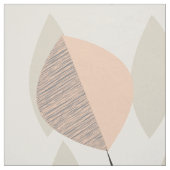 Tissu Feuilles modernes du milieu du siècle (Échantillon)